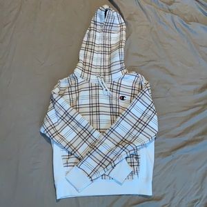 Plaid Champion Hoodie